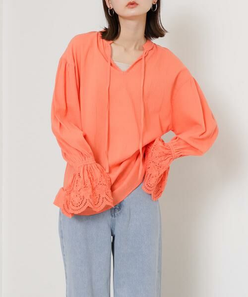 SENSE OF PLACE by URBAN RESEARCH / センスオブプレイス バイ アーバンリサーチ シャツ・ブラウス | スカラップレースヨウリュウブラウス | 詳細2