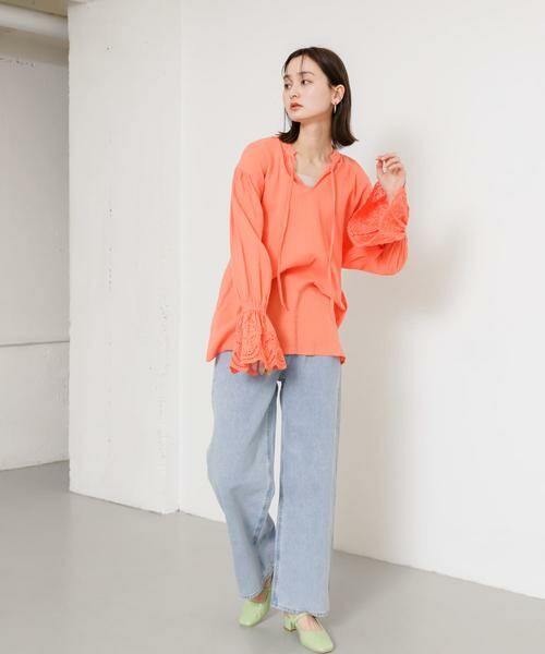 SENSE OF PLACE by URBAN RESEARCH / センスオブプレイス バイ アーバンリサーチ シャツ・ブラウス | スカラップレースヨウリュウブラウス | 詳細3