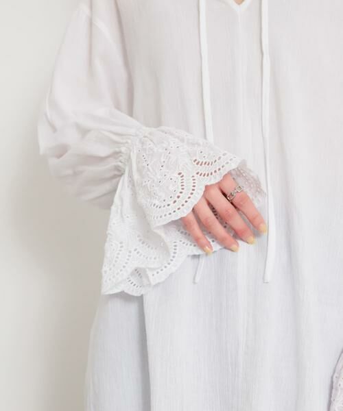 SENSE OF PLACE by URBAN RESEARCH / センスオブプレイス バイ アーバンリサーチ シャツ・ブラウス | スカラップレースヨウリュウブラウス | 詳細22