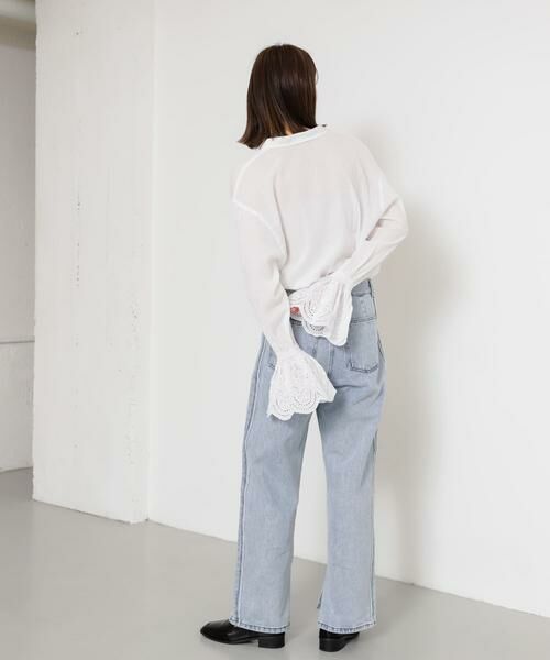 SENSE OF PLACE by URBAN RESEARCH / センスオブプレイス バイ アーバンリサーチ シャツ・ブラウス | スカラップレースヨウリュウブラウス | 詳細14