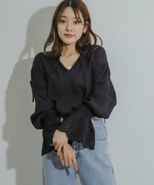 SENSE OF PLACE by URBAN RESEARCH / センスオブプレイス バイ アーバンリサーチ シャツ・ブラウス | スカラップレースヨウリュウブラウス | 詳細25