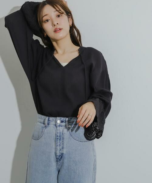 SENSE OF PLACE by URBAN RESEARCH / センスオブプレイス バイ アーバンリサーチ シャツ・ブラウス | スカラップレースヨウリュウブラウス | 詳細26