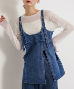 SENSE OF PLACE by URBAN RESEARCH / センスオブプレイス バイ アーバンリサーチ キャミソール・チューブトップ | デニムキャミソールトップ