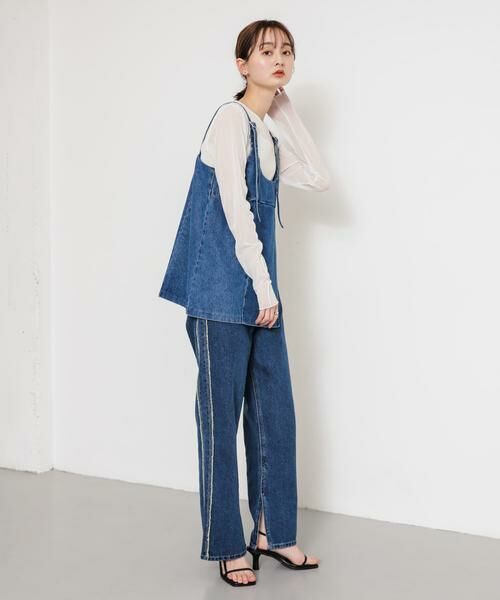 SENSE OF PLACE by URBAN RESEARCH / センスオブプレイス バイ アーバンリサーチ キャミソール・チューブトップ | デニムキャミソールトップ | 詳細4
