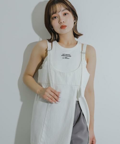 SENSE OF PLACE by URBAN RESEARCH / センスオブプレイス バイ アーバンリサーチ キャミソール・チューブトップ | デニムキャミソールトップ | 詳細12