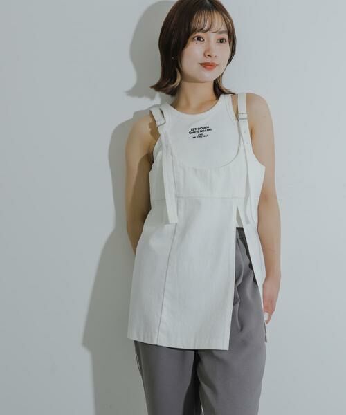 SENSE OF PLACE by URBAN RESEARCH / センスオブプレイス バイ アーバンリサーチ キャミソール・チューブトップ | デニムキャミソールトップ | 詳細13