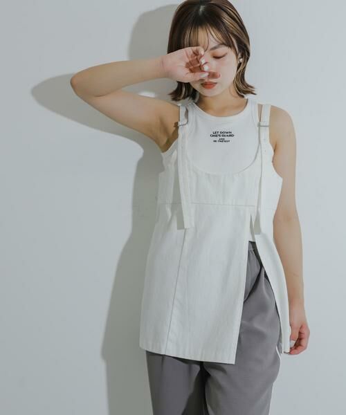 SENSE OF PLACE by URBAN RESEARCH / センスオブプレイス バイ アーバンリサーチ キャミソール・チューブトップ | デニムキャミソールトップ | 詳細14