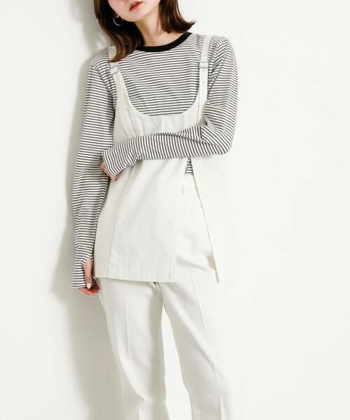 SENSE OF PLACE by URBAN RESEARCH / センスオブプレイス バイ アーバンリサーチ キャミソール・チューブトップ | デニムキャミソールトップ | 詳細18