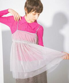 SENSE OF PLACE by URBAN RESEARCH / センスオブプレイス バイ アーバンリサーチ キャミソール・チューブトップ | チュールキャミソールトップ