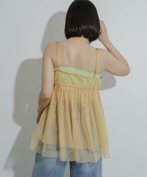 SENSE OF PLACE by URBAN RESEARCH / センスオブプレイス バイ アーバンリサーチ キャミソール・チューブトップ | チュールキャミソールトップ | 詳細2
