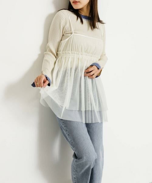 SENSE OF PLACE by URBAN RESEARCH / センスオブプレイス バイ アーバンリサーチ キャミソール・チューブトップ | チュールキャミソールトップ | 詳細10