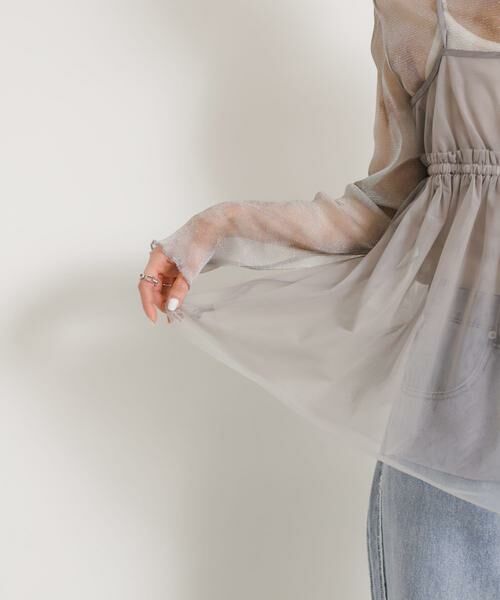 SENSE OF PLACE by URBAN RESEARCH / センスオブプレイス バイ アーバンリサーチ キャミソール・チューブトップ | チュールキャミソールトップ | 詳細29