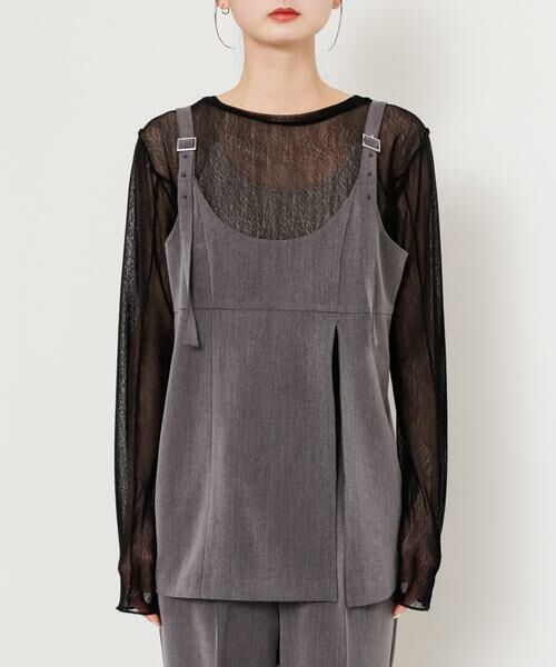 SENSE OF PLACE by URBAN RESEARCH / センスオブプレイス バイ アーバンリサーチ その他トップス | スリットキャミソールトップ | 詳細22