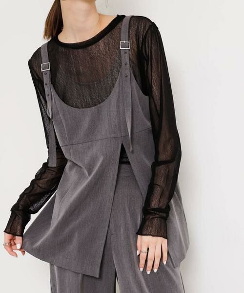 SENSE OF PLACE by URBAN RESEARCH / センスオブプレイス バイ アーバンリサーチ その他トップス | スリットキャミソールトップ | 詳細14