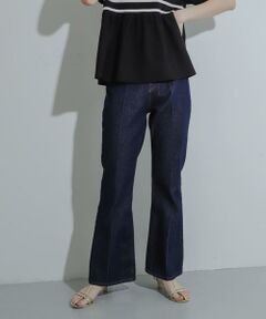 SENSE OF PLACE by URBAN RESEARCH / センスオブプレイス バイ アーバンリサーチ デニムパンツ | センタープレスフレアデニム