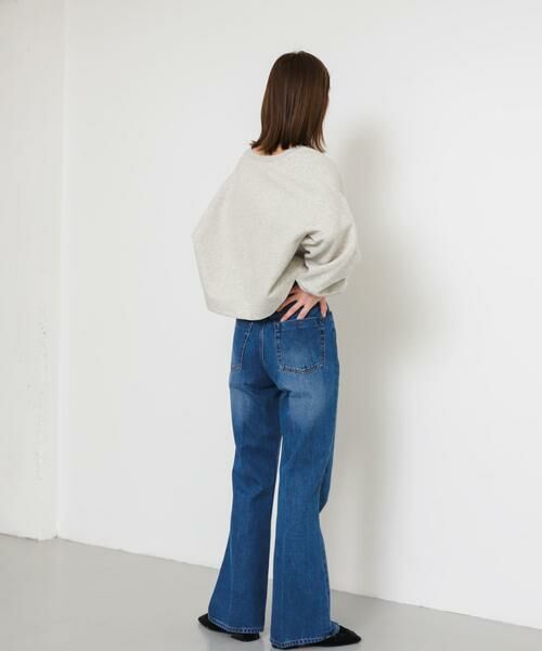 SENSE OF PLACE by URBAN RESEARCH / センスオブプレイス バイ アーバンリサーチ デニムパンツ | センタープレスフレアデニム | 詳細12