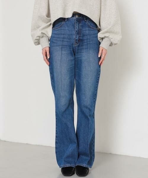 SENSE OF PLACE by URBAN RESEARCH / センスオブプレイス バイ アーバンリサーチ デニムパンツ | センタープレスフレアデニム | 詳細15