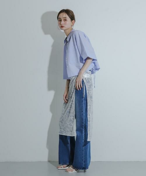 SENSE OF PLACE by URBAN RESEARCH / センスオブプレイス バイ アーバンリサーチ デニムパンツ | センタープレスフレアデニム | 詳細5