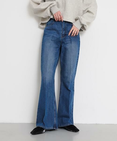 SENSE OF PLACE by URBAN RESEARCH / センスオブプレイス バイ アーバンリサーチ デニムパンツ | センタープレスフレアデニム | 詳細7
