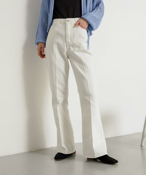 SENSE OF PLACE by URBAN RESEARCH / センスオブプレイス バイ アーバンリサーチ デニムパンツ | センタープレスフレアデニム | 詳細25