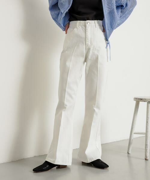SENSE OF PLACE by URBAN RESEARCH / センスオブプレイス バイ アーバンリサーチ デニムパンツ | センタープレスフレアデニム | 詳細27