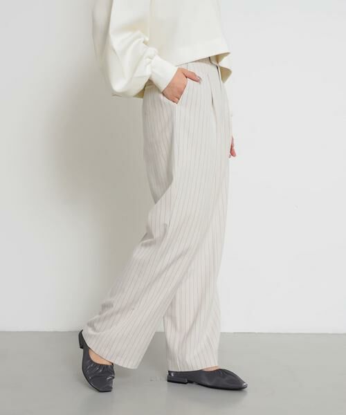 SENSE OF PLACE by URBAN RESEARCH / センスオブプレイス バイ アーバンリサーチ その他パンツ | 『5サイズ展開』センタープレスストレートパンツ | 詳細19