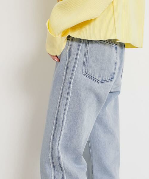 SENSE OF PLACE by URBAN RESEARCH / センスオブプレイス バイ アーバンリサーチ デニムパンツ | サイドフリンジデニム | 詳細4