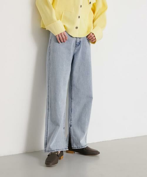 SENSE OF PLACE by URBAN RESEARCH / センスオブプレイス バイ アーバンリサーチ デニムパンツ | サイドフリンジデニム | 詳細8