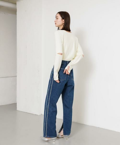 SENSE OF PLACE by URBAN RESEARCH / センスオブプレイス バイ アーバンリサーチ デニムパンツ | サイドフリンジデニム | 詳細21