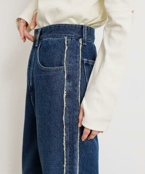 SENSE OF PLACE by URBAN RESEARCH / センスオブプレイス バイ アーバンリサーチ デニムパンツ | サイドフリンジデニム | 詳細23