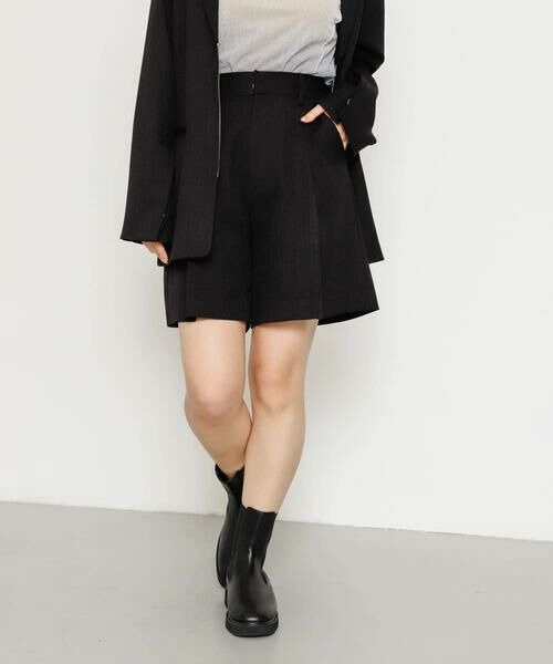 SENSE OF PLACE by URBAN RESEARCH / センスオブプレイス バイ アーバンリサーチ ショート・ハーフ・半端丈パンツ | タックバミューダパンツ | 詳細3