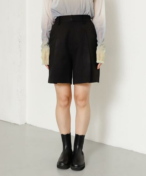 SENSE OF PLACE by URBAN RESEARCH / センスオブプレイス バイ アーバンリサーチ ショート・ハーフ・半端丈パンツ | タックバミューダパンツ | 詳細6