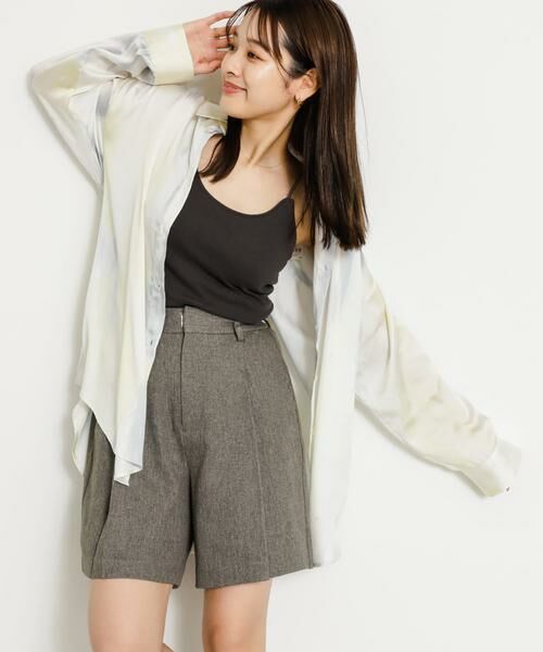 SENSE OF PLACE by URBAN RESEARCH / センスオブプレイス バイ アーバンリサーチ ショート・ハーフ・半端丈パンツ | タックバミューダパンツ | 詳細15