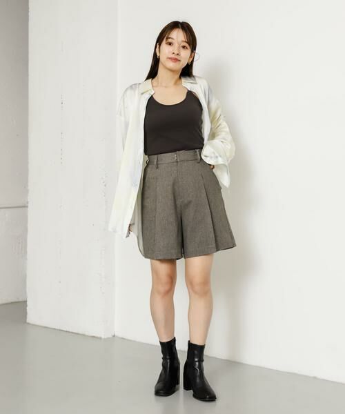 SENSE OF PLACE by URBAN RESEARCH / センスオブプレイス バイ アーバンリサーチ ショート・ハーフ・半端丈パンツ | タックバミューダパンツ | 詳細18