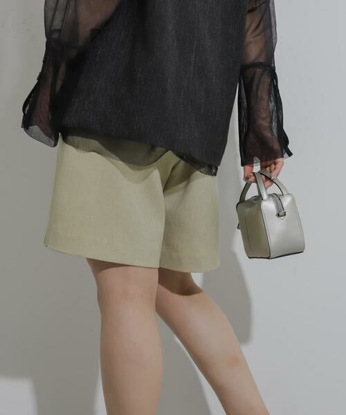 SENSE OF PLACE by URBAN RESEARCH / センスオブプレイス バイ アーバンリサーチ ショート・ハーフ・半端丈パンツ | タックバミューダパンツ | 詳細21