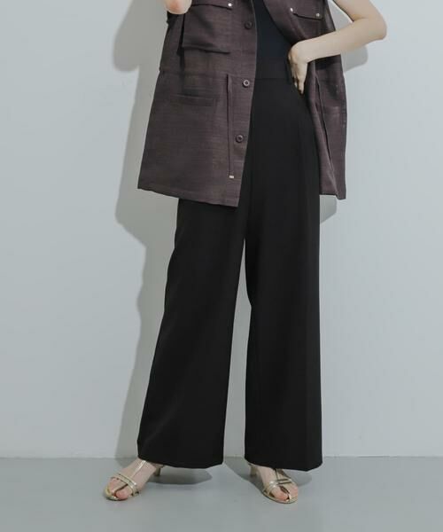 SENSE OF PLACE by URBAN RESEARCH / センスオブプレイス バイ アーバンリサーチ その他パンツ | ワイドイージーパンツ(ブラック)