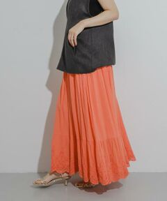 SENSE OF PLACE by URBAN RESEARCH / センスオブプレイス バイ アーバンリサーチ スカート | スカラップレースヨウリュウティアードスカート