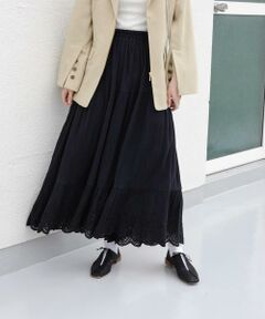 SENSE OF PLACE by URBAN RESEARCH / センスオブプレイス バイ アーバンリサーチ スカート | スカラップレースヨウリュウティアードスカート