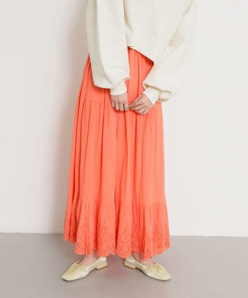 SENSE OF PLACE by URBAN RESEARCH / センスオブプレイス バイ アーバンリサーチ スカート | スカラップレースヨウリュウティアードスカート | 詳細7