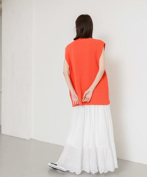 SENSE OF PLACE by URBAN RESEARCH / センスオブプレイス バイ アーバンリサーチ スカート | スカラップレースヨウリュウティアードスカート | 詳細27