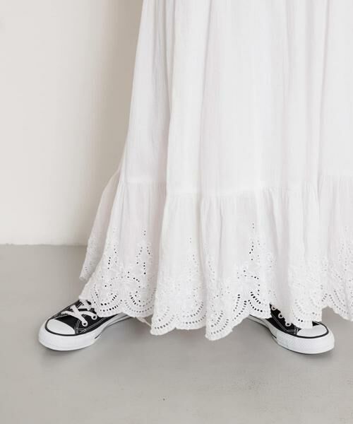 SENSE OF PLACE by URBAN RESEARCH / センスオブプレイス バイ アーバンリサーチ スカート | スカラップレースヨウリュウティアードスカート | 詳細21