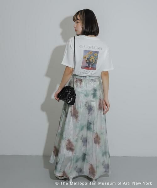 SENSE OF PLACE by URBAN RESEARCH / センスオブプレイス バイ アーバンリサーチ スカート | ボカシプリントロングスカート | 詳細2