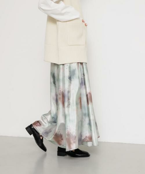 SENSE OF PLACE by URBAN RESEARCH / センスオブプレイス バイ アーバンリサーチ スカート | ボカシプリントロングスカート | 詳細8