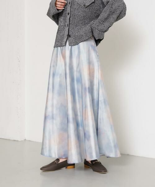 SENSE OF PLACE by URBAN RESEARCH / センスオブプレイス バイ アーバンリサーチ スカート | ボカシプリントロングスカート | 詳細18