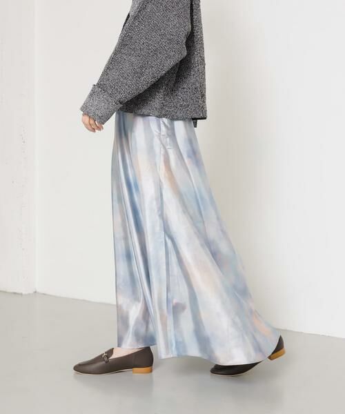 SENSE OF PLACE by URBAN RESEARCH / センスオブプレイス バイ アーバンリサーチ スカート | ボカシプリントロングスカート | 詳細19