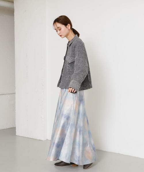 SENSE OF PLACE by URBAN RESEARCH / センスオブプレイス バイ アーバンリサーチ スカート | ボカシプリントロングスカート | 詳細20