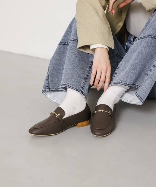 SENSE OF PLACE by URBAN RESEARCH / センスオブプレイス バイ アーバンリサーチ フラットシューズ | フェイクレザービットローファー | 詳細1