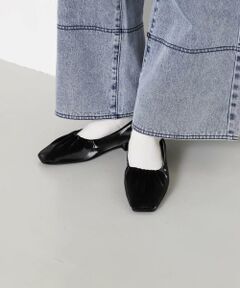 SENSE OF PLACE by URBAN RESEARCH / センスオブプレイス バイ アーバンリサーチ パンプス | シャイニーギャザーフラットシューズ