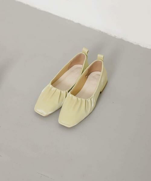 SENSE OF PLACE by URBAN RESEARCH / センスオブプレイス バイ アーバンリサーチ パンプス | シャイニーギャザーフラットシューズ | 詳細6