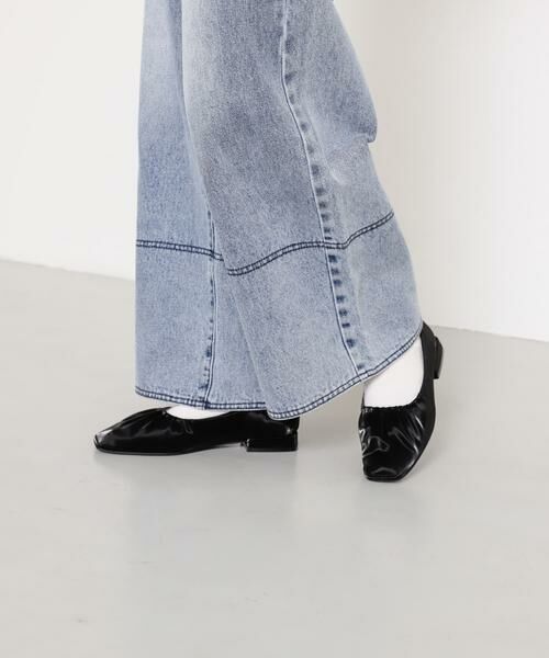 SENSE OF PLACE by URBAN RESEARCH / センスオブプレイス バイ アーバンリサーチ パンプス | シャイニーギャザーフラットシューズ | 詳細13